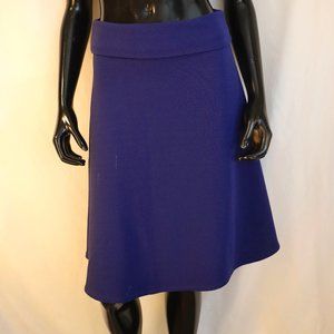 Royal Blue Long A-frame Skirt